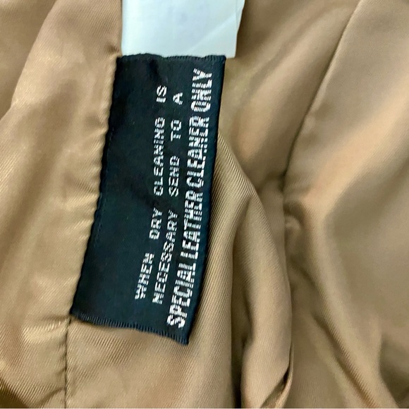 Vintage Byrnes & Baker FABULOUS 80s Leather Animal Print Jacket, Belted, Size S - Picture 8 of 11